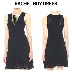 RACHEL ROY BLACK SHEATH DRESS
